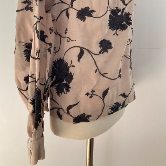 FREE PEOPLE Mirabella Embroidered Top, Petal Combo, XS - Picture 9 of 16